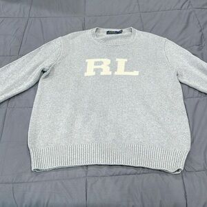Ralph Lauren Polo Grey Sweater Large